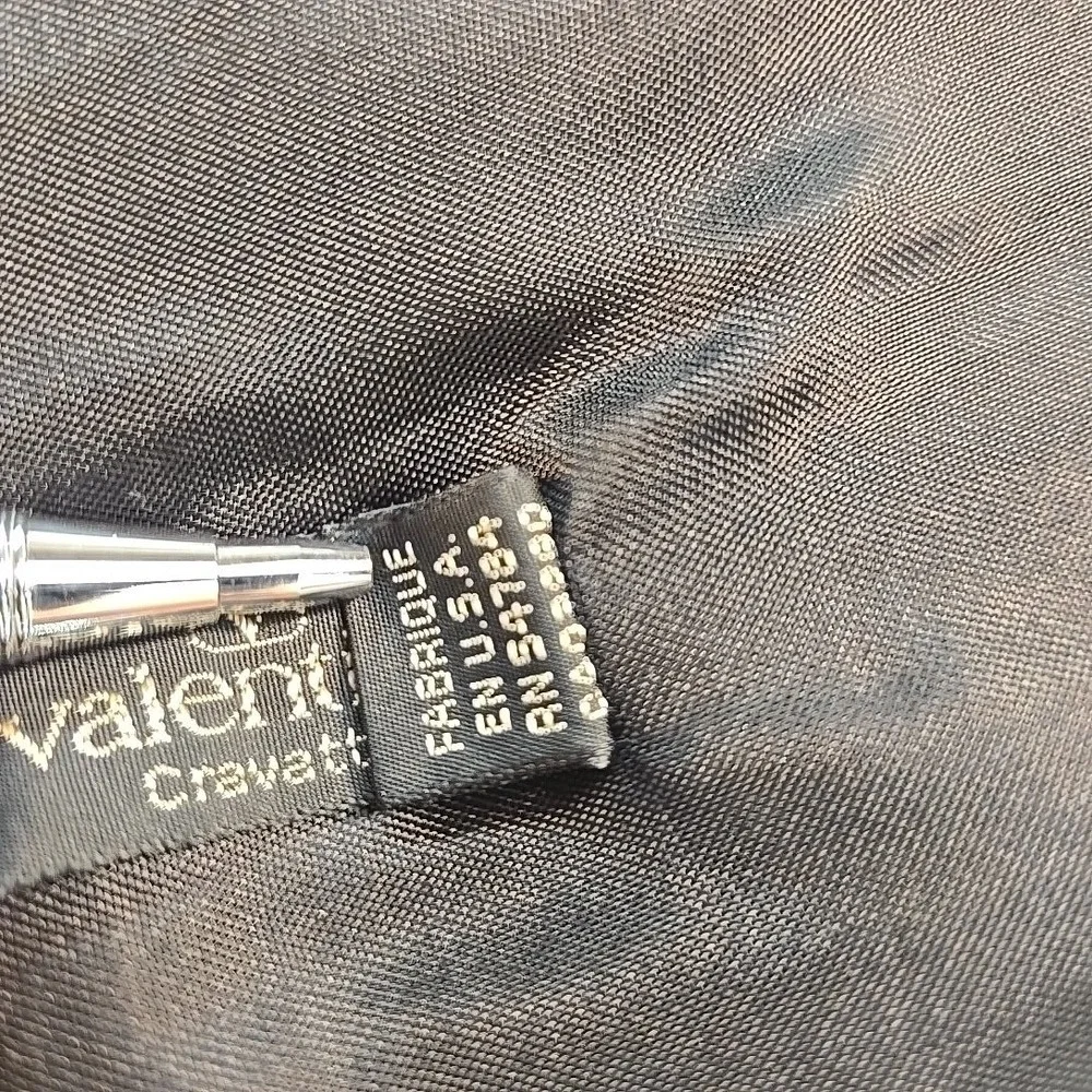 VTG Valentino Cravatte Mens Silk Cummerbund Green Black‎ Pattern USA Adjustable
